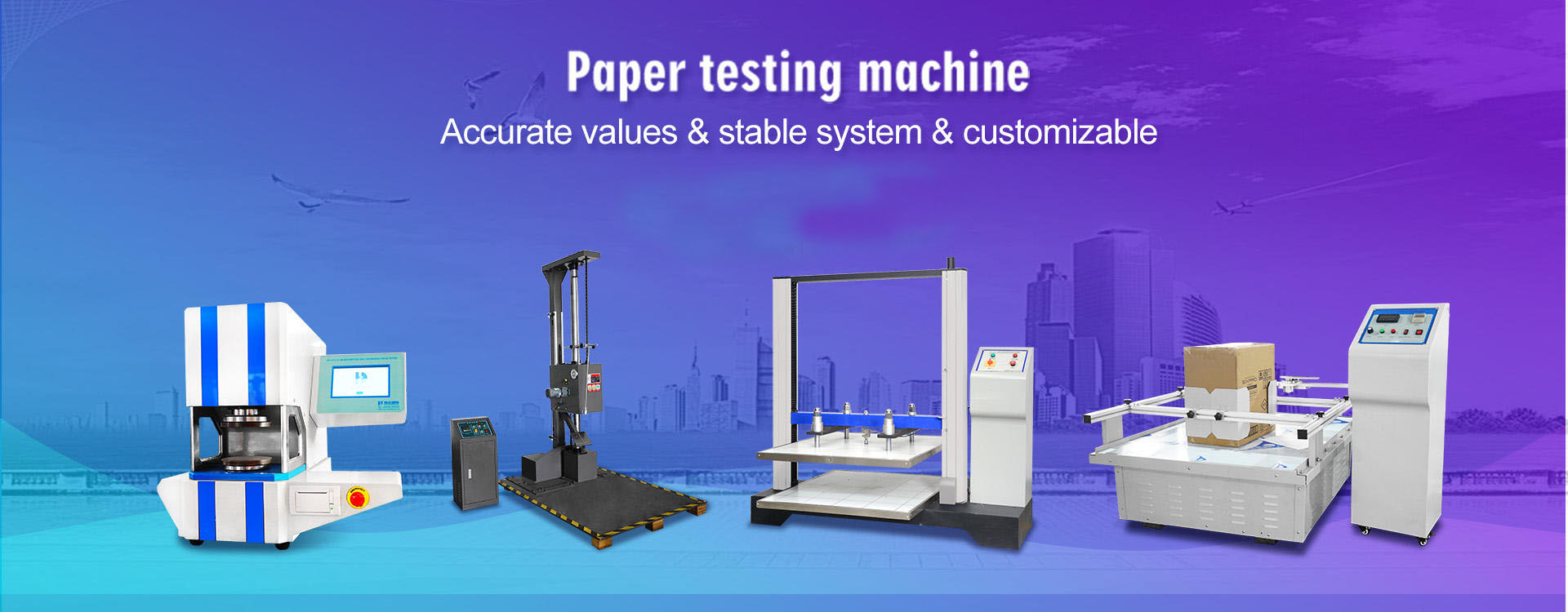 Paper testing machine