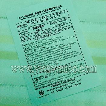 Multifiber JIS L0803 Test Fabric