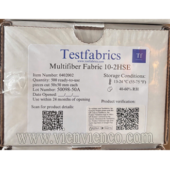 Vải thử nghiệm đa sợi số 10, (5x5cm), MFF 10-2HSE